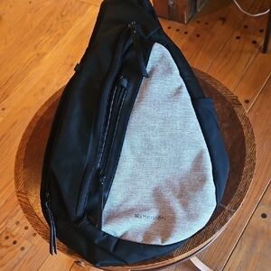 Sherpani Womens Black and Gray Backpack